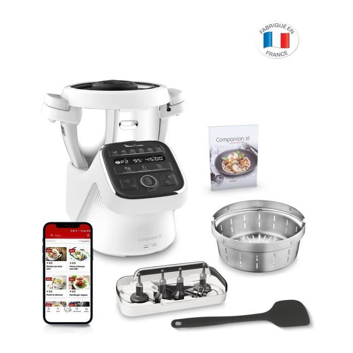 Multifunction Cooker Robot - MOULINEX - Companion XL - 12 Auto Programs - Steam Cooking