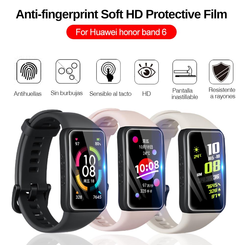 3D Изогнутая Полноэкранная Защитная Пленка для Huawei Band 8 7 6 Pro Прозрачная Мягкая Защитная Пленка для Huawei Honor Bnad 6 5 4 3 Пленка