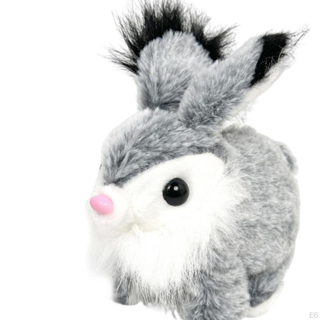 Игрушка Зайчик Интерактивная Электронная Шевелящиеся Уши Анимированная Ходячая для Девочек и Мальчиков Детская Вечеринка