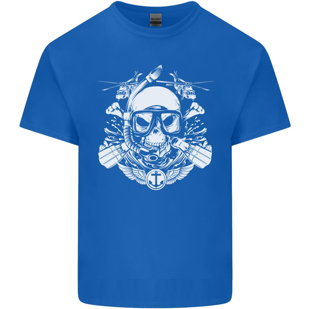 Marine Scuba Diver Navy Seals SBS Diving Unisexs Light Cotton TShirt