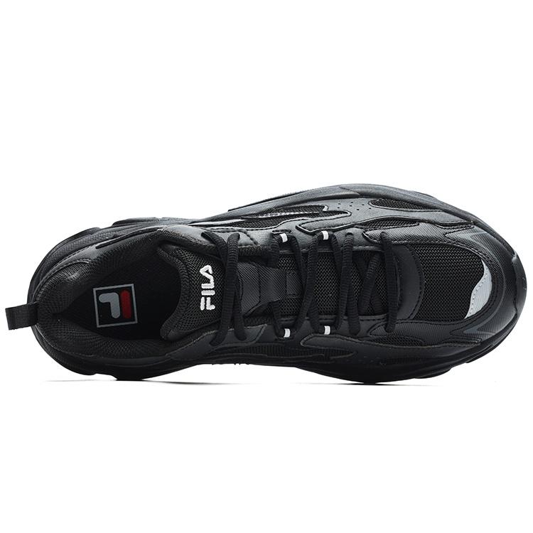 FILA 3M Vintage Reflective Low Shoes 'Black' Men's F12M312103FBK