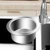 Stainless Steel Swan Sink Strainer Basket Rust-Free Corrosion Resistant Multi-Functional Kitchen Sink