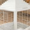 Bird Cage with Pull-out Tray Decorative for Balcony