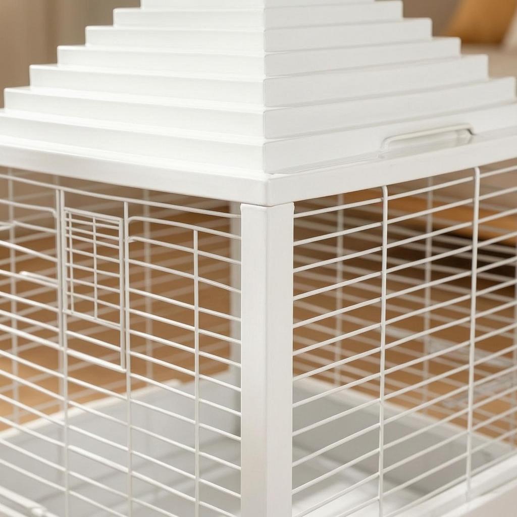 Bird Cage with Pull-out Tray Decorative for Balcony