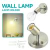 Copper Colored Metal Retro Universal Lamp Holder With 180 Degree Turning Screw Mouth Ceramic Lamp Head
