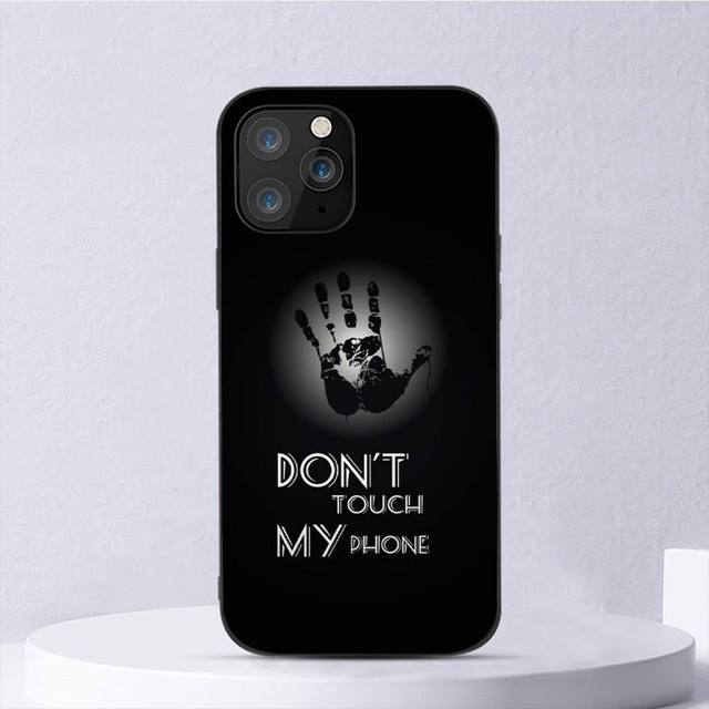 Чехол «Не трогай мой телефон» для Iphone 11 12 Mini 13 14 Pro Xs Max X 8 7 6s Plus 5 Se Xr Shell
