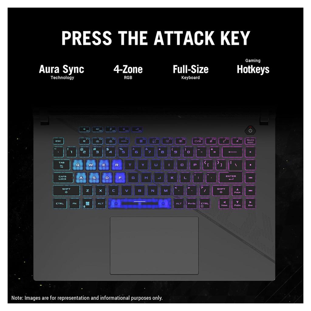 Asus Беспроводная игровая клавиатура ROG Strix Scope II 96 RX, черная раскладка, оптический переключатель клавиш, беспроводное USB-подключение, Bluetooth, многофункциональное управление, тихая работа