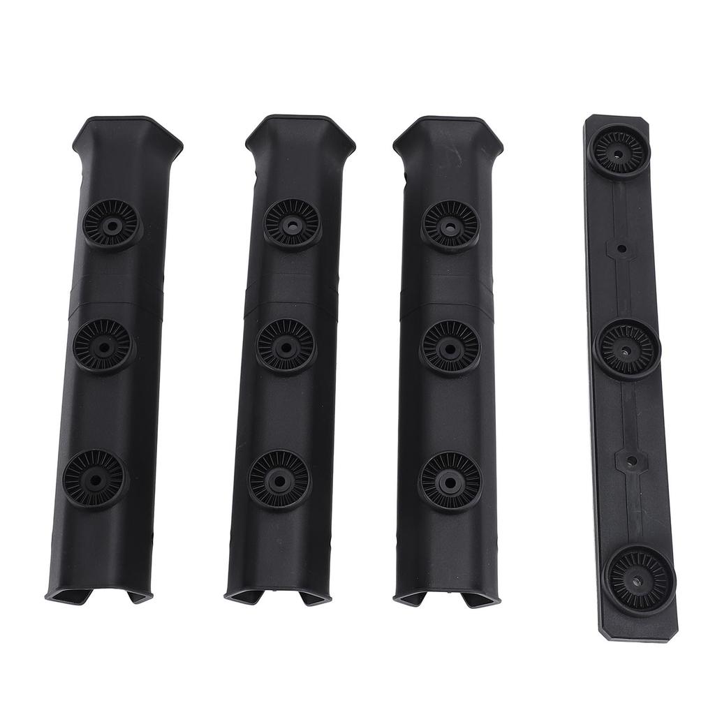 Настенный держатель для удочки, пластиковый кронштейн для удочки, стойка для хранения трубчатых звеньев с винтовым креплением