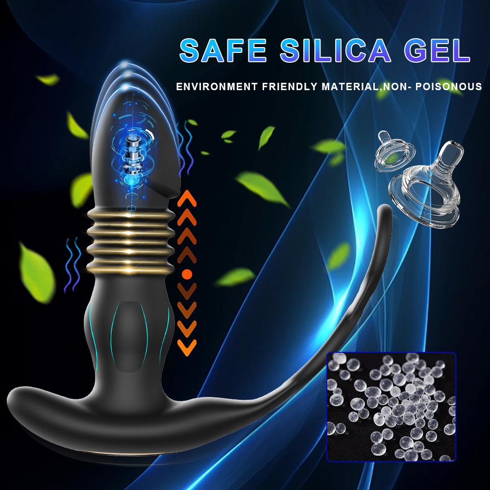 APP Remote Control Prostate Massager Vibrator Male Wireless Bluetooth Anal Butt Plug for Men Dildo Vibrating Adult Sex Toys