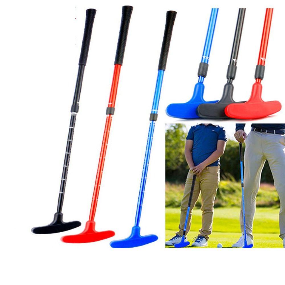 Double-Sided Telescopic Golf Putter Non-slip Golf Junior Putter Universal   Golf Training