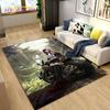 Final Fantasy 3D Printed Game Gamer Area Rug,Carpet Rug for Living Room Bedroom Sofa Doormat Decoration, Kids Non-slip Floor Mat