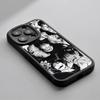 Супер крутой чехол для телефона с Тодзи Фусигуро из аниме для iPhone 16 15 14 13 12 11 Plus Pro Max Роскошный силиконовый чехол из натуральной кожи черный