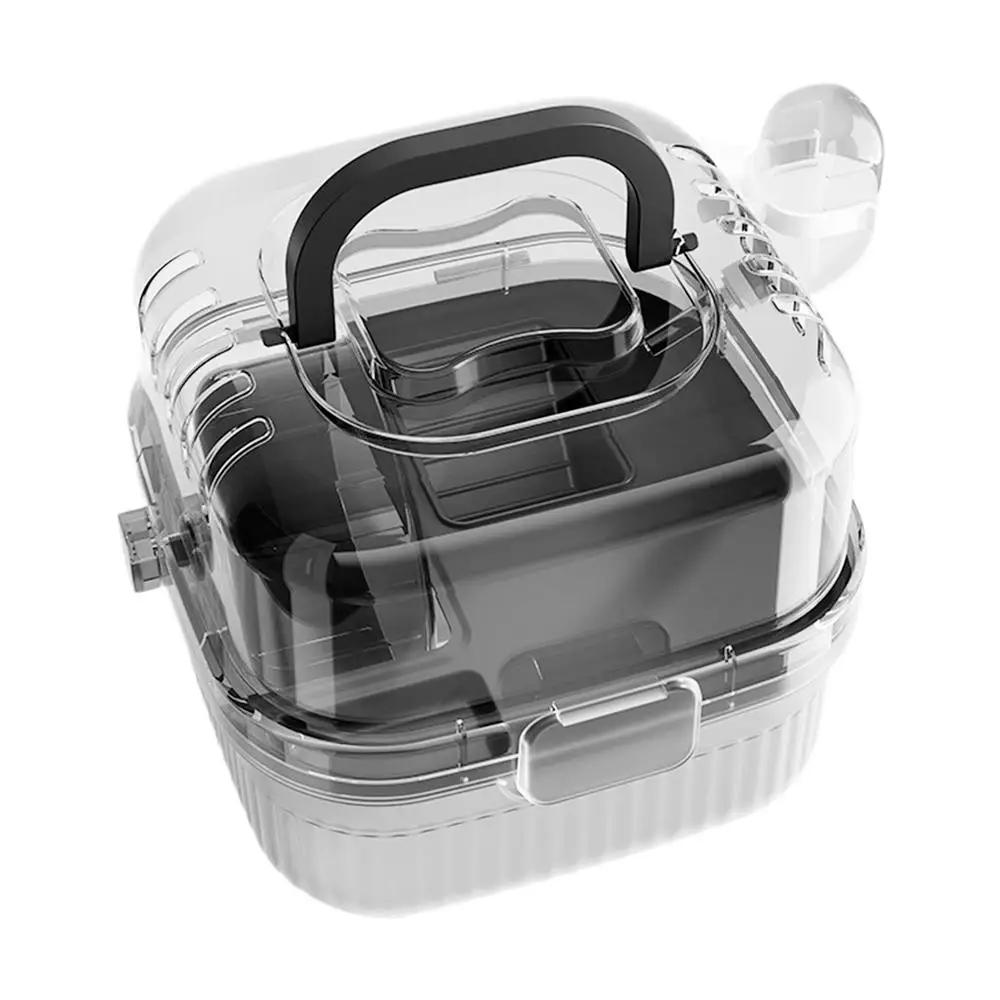 Новая клетка для хомяка, портативная полупрозрачная внешняя корзина, ветка с цветком, мыши, золотая проволока, медведь, панорамная внешняя сумка, товары для питомцев