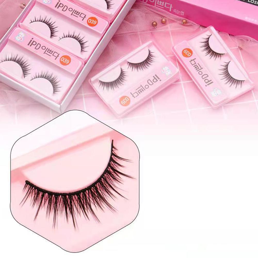 Накладные ресницы, тонкие ресницы с естественным видом, 10 пар мягких ресниц из искусственной норки