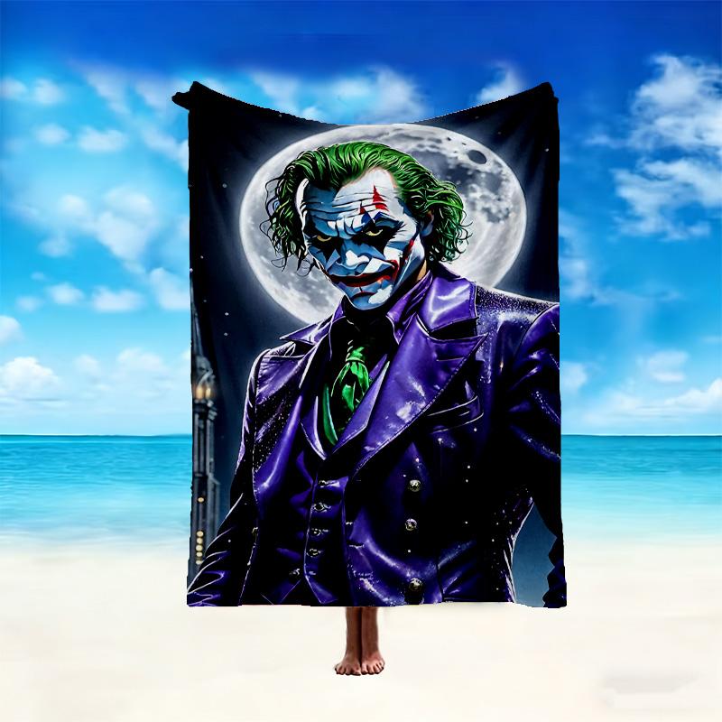 1pc JOKER Blanket, Home Printed Throw Blanket - Soft Blanket Gift for Family, Washable Sofa Bed Blanket