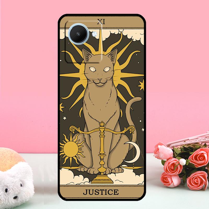 Cats Tarot Witchcraft For Realme C55 C71 C53 C67 C75 C61 C33 C63 C51 C65 10 11 12 13 14 15 Pro Plus GT7 Pro Case