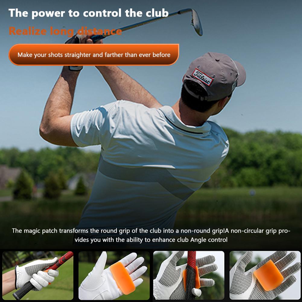 Golf Grip Friction Stickers Golf Anti Slip Finger Tape Light Silicone Grip Pad Training Accessories For Beginners Training