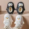 Водонепроницаемые мокасины Penguin для детей, домашние туфли с хлопковой подкладкой, тапочки Babi Girl Boy Indoor Mules, детские тапочки, дизайнерские тапочки