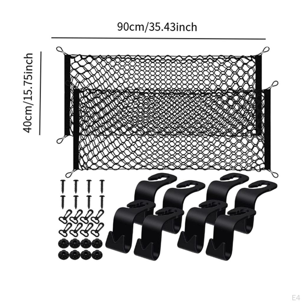 Сетка для хранения багажа автомобиля Простые износостойкие аксессуары Простота использования багажника