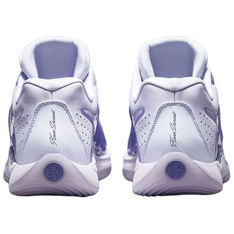 Nike KD 17 Низкие баскетбольные кроссовки, устойчивые к скольжению и истиранию, мужские, фиолетовые, FJ9487-500