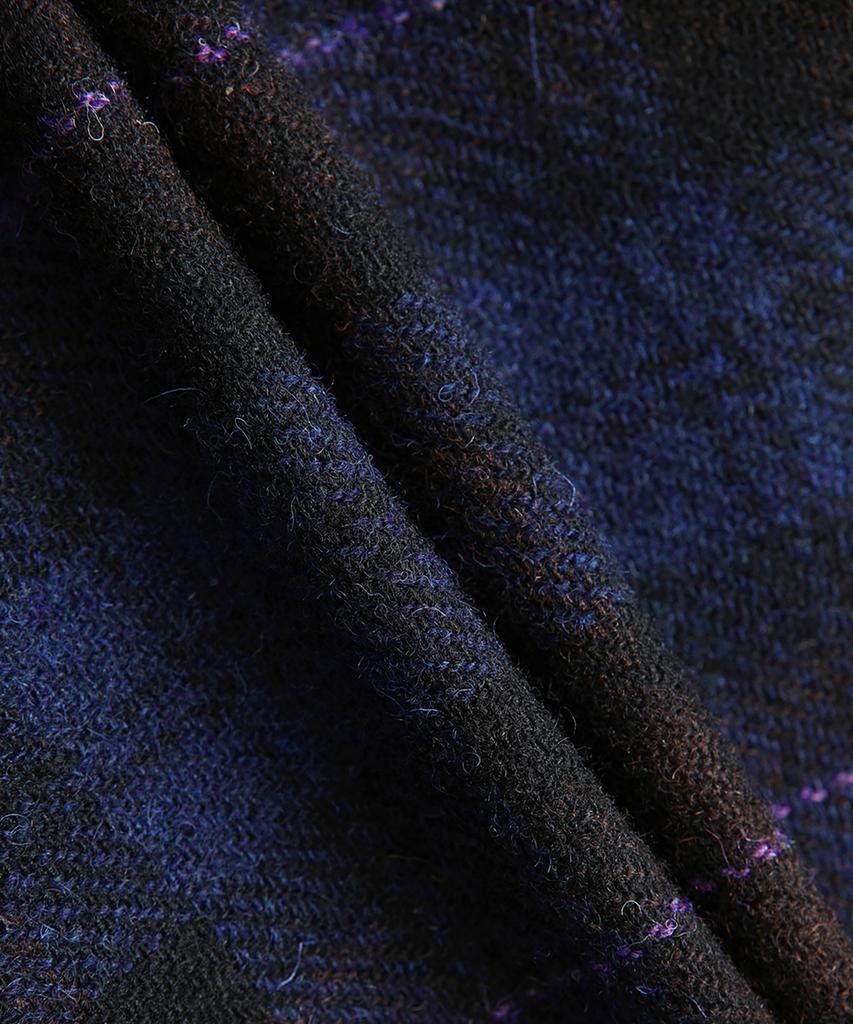 Brooks Brothers Traditional Fit 1818 Harris Tweed 3-Button Sack Jacket (Purple) (Bbjsmm46507Ef)