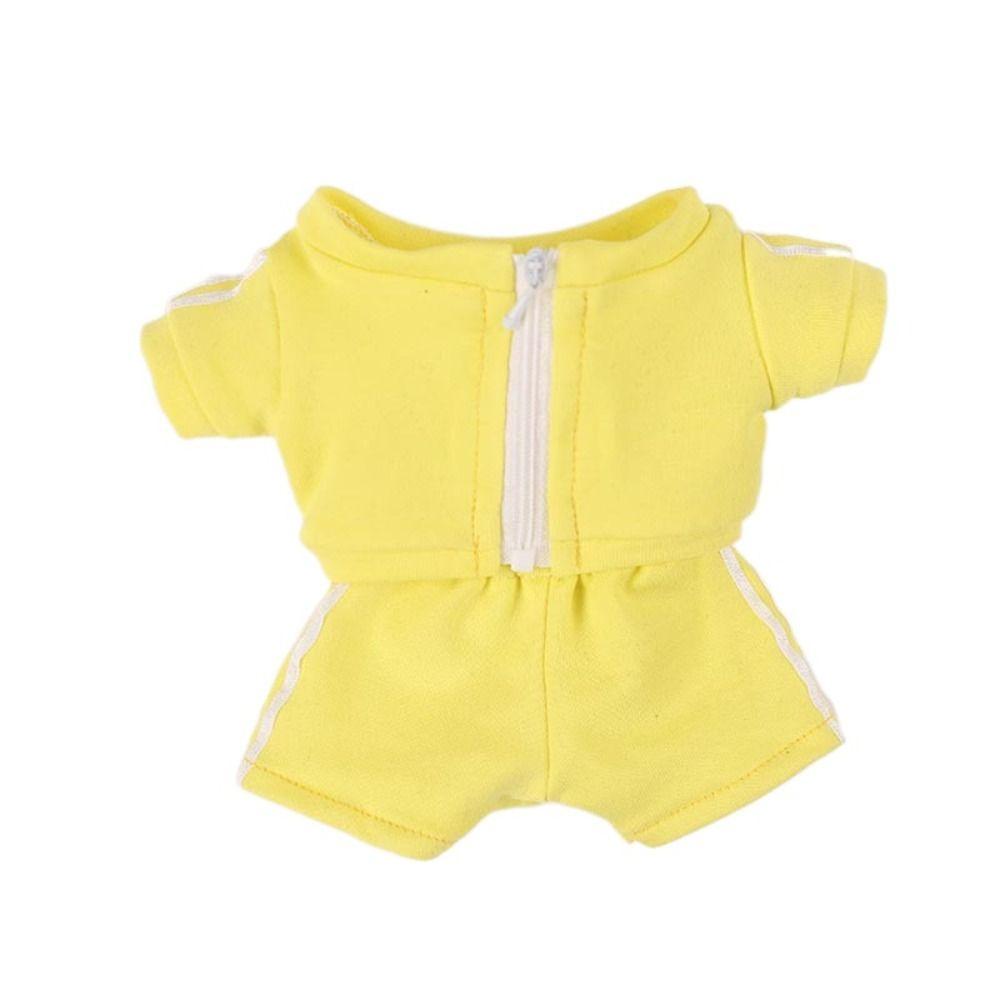 Dressing Game Cotton Stuffed Mini Sports Suit 20CM Doll Sportswear Dolls Clothes Topcoat Trousers