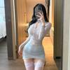 Large Size Sexy Private Secretary Suit Pure Erotic Hip Wrap Skirt Flirting Uniform Abstinence Spice Girl Glamour