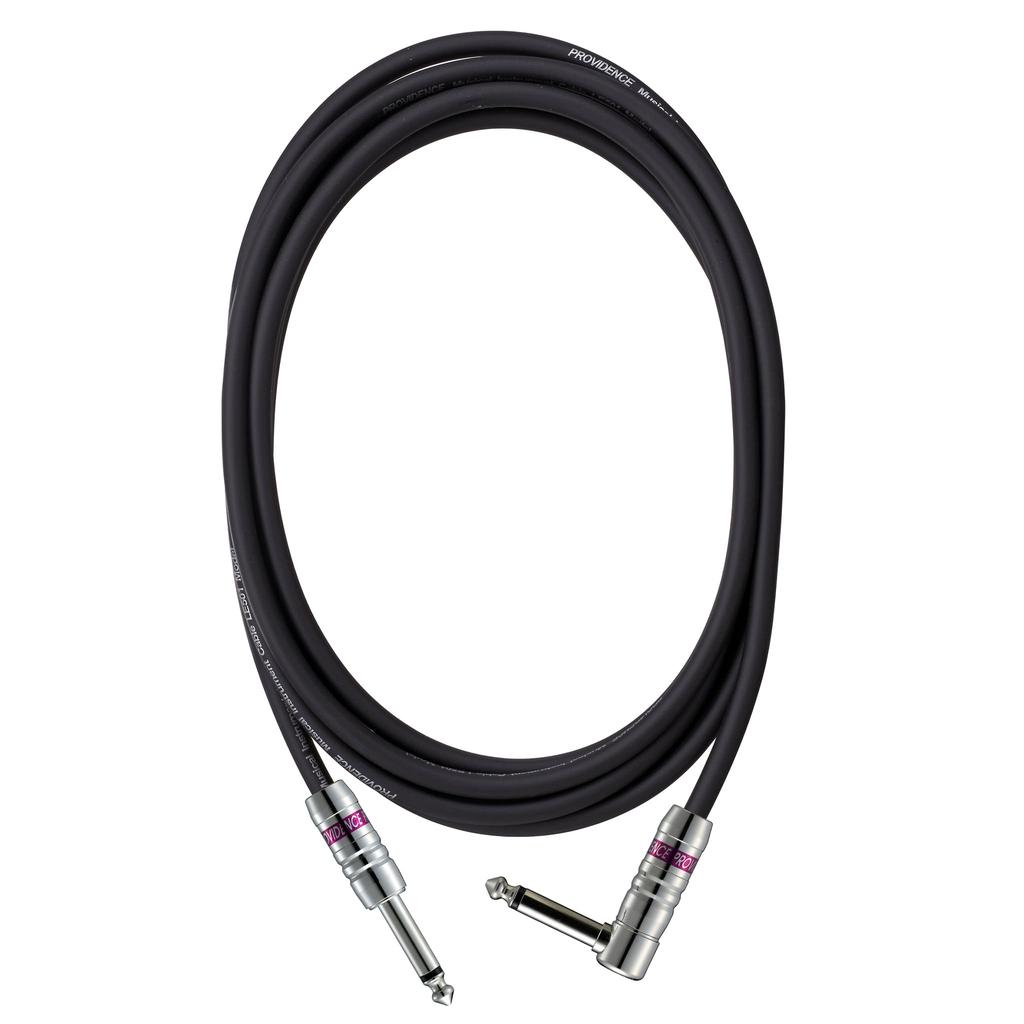 Providence LE501 Shielded Plug Black Cable, 2m, S/L (Straight/L-shaped),