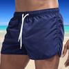 Men Shorts Lightweight Breathable Athletic Elastic Waist Casual Ultra-Short Solid Color Shorts Beach Summer Wear