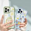 15plus Cute Soft Dingdang Orange Juice Transparent Max All-Inclusive Case for Apple X/XS.