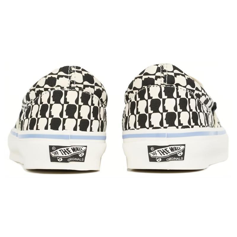 Vans Brain Dead X Vans Og Classic Slip On Lx 'Черно-белая клетка' Vans VN0A45JKBA2