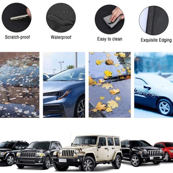 Лобовое стекло автомобиля снежная ткань солнцезащитный чехол Оксфорд защита от замерзания универсальный автомобильный внедорожник зимний передний