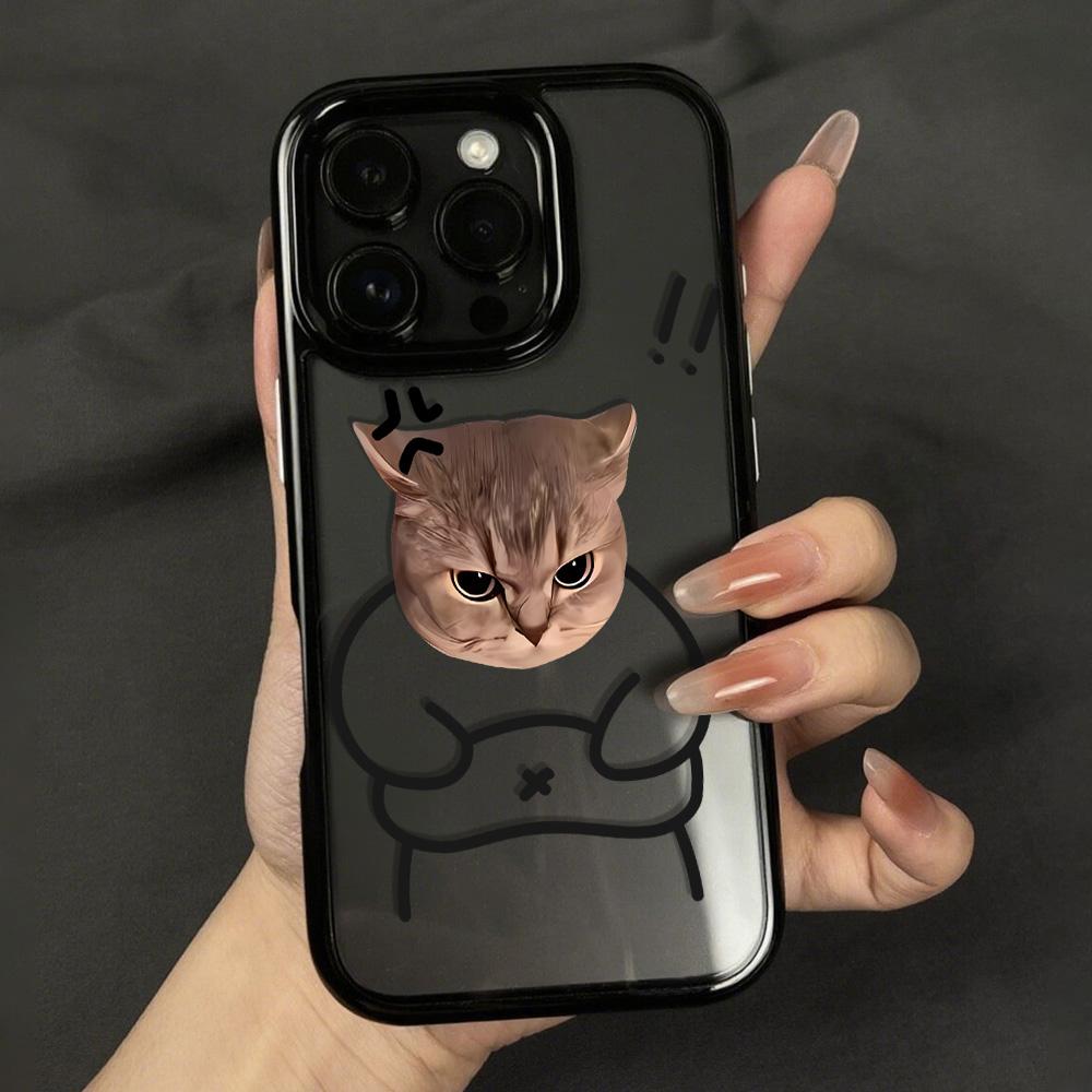 Акриловый чехол для телефона для iPhone 11 12 13 14 Pro 12 14 16 Pro Max для Samsung A16 A36 A56 S24 FE Высококачественный расписной противоударный чехол для мобильного телефона