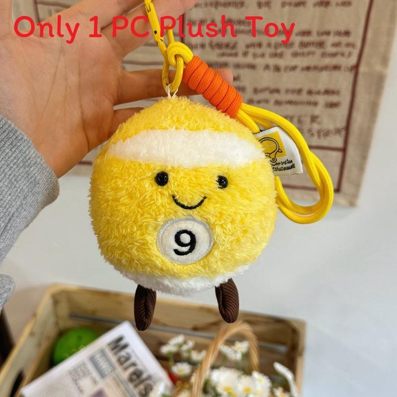 Игрушка Бильярд Плюшевый Брелок Милая Мультяшная Кукла Подвеска для Рюкзака Подарок Праздник