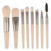 Makeup Brush Set 8-Piece Mini Travel Soft Makeup Brush Set Portable Eyeshadow Brush Foundation Eyelashes Concealer Blush