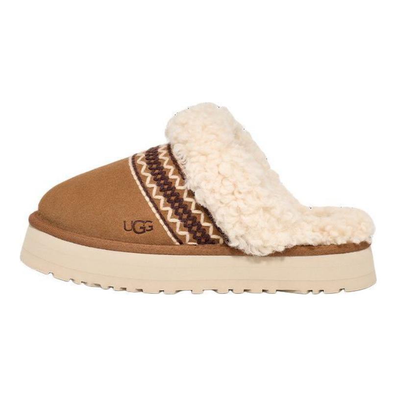 UGG Тапочки Atherson Disquette Каштановые Женские 1158282-CHE