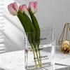 Book Shaped Flower Vase Clear Nordic Decorative Art for Office Dining Room Kitchen Bookshelf