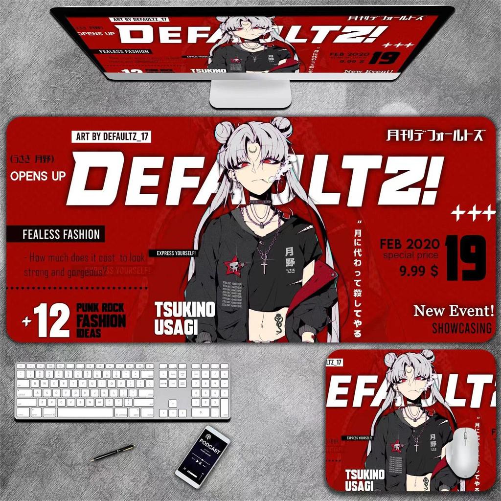 Коврик для клавиатуры и мыши в стиле аниме для девочек, подходящий для киберспорта, офиса и настольного использования.