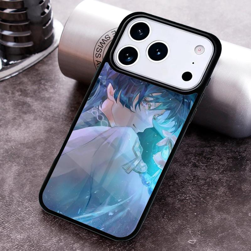 Чехол для телефона Genshin Impact Scaramouche для iPhone 17 16 15 Pro Max Air 14 13 12 11 Plus Ударопрочный чехол