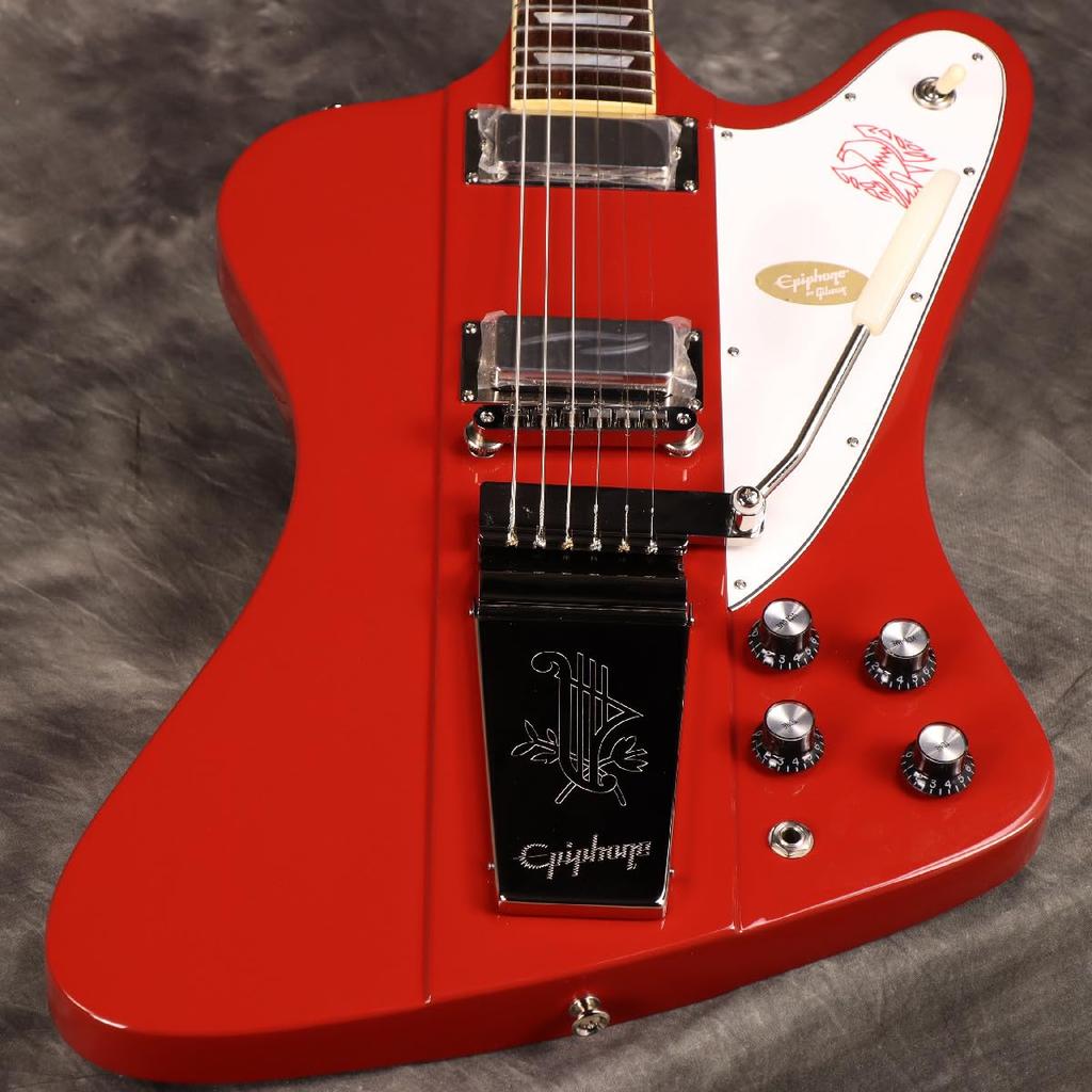 by Gibson Custom 1963 Firebird V Maestro Vibrola Ember Red Epiphone/Inspired [2ND Outlet][3.91kg][S/N 24071525125]