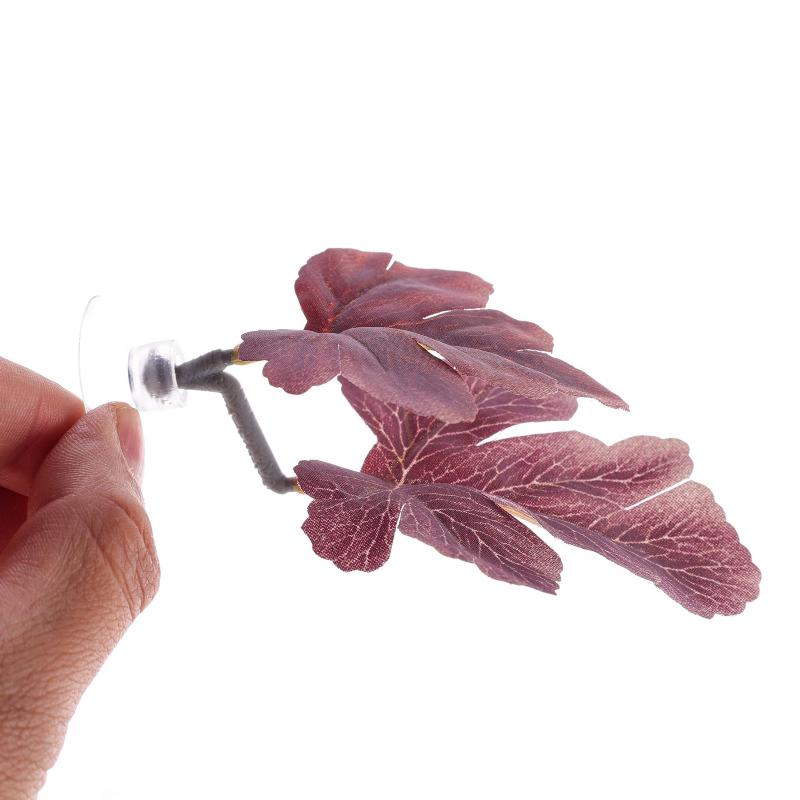 1 шт. Искусственный лист-гамак для нереста и игры рыбок Декор для аквариума питомцев Рыбки Петушки Растения Лист Декор для аквариума