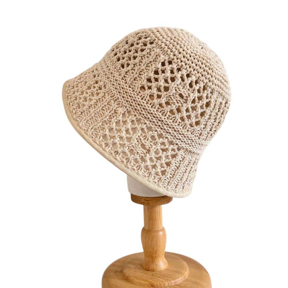 Дышащая шляпа-панама с солнцезащитным козырьком, ажурная шляпа от солнца, модная плетеная шляпа-рыбак, лето