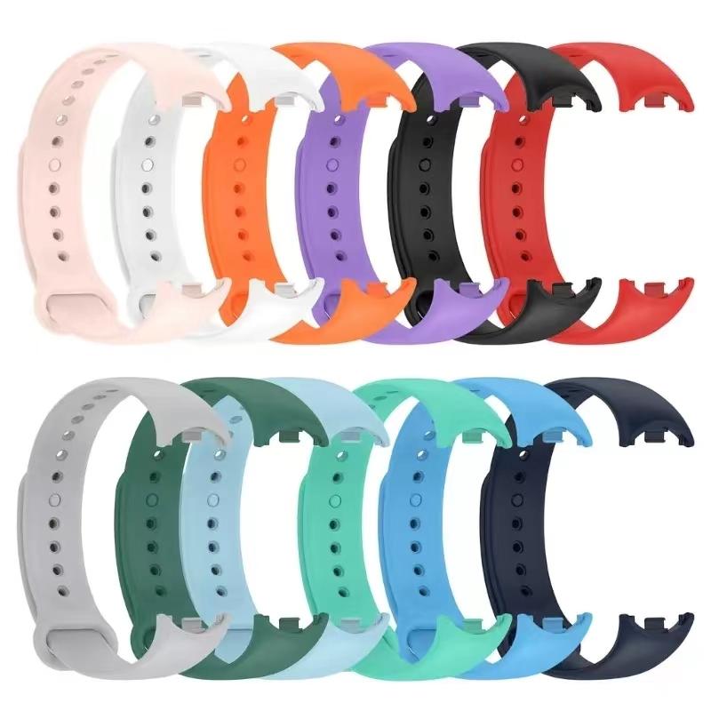 Silicone Strap for Xiaomi Smart Band 8 7 6 5 4 3 NFC Bracelet Replacement Wristband Miband8 Correa Mi Band 3 4 5 6 7 8 Sport Watchband Accessories