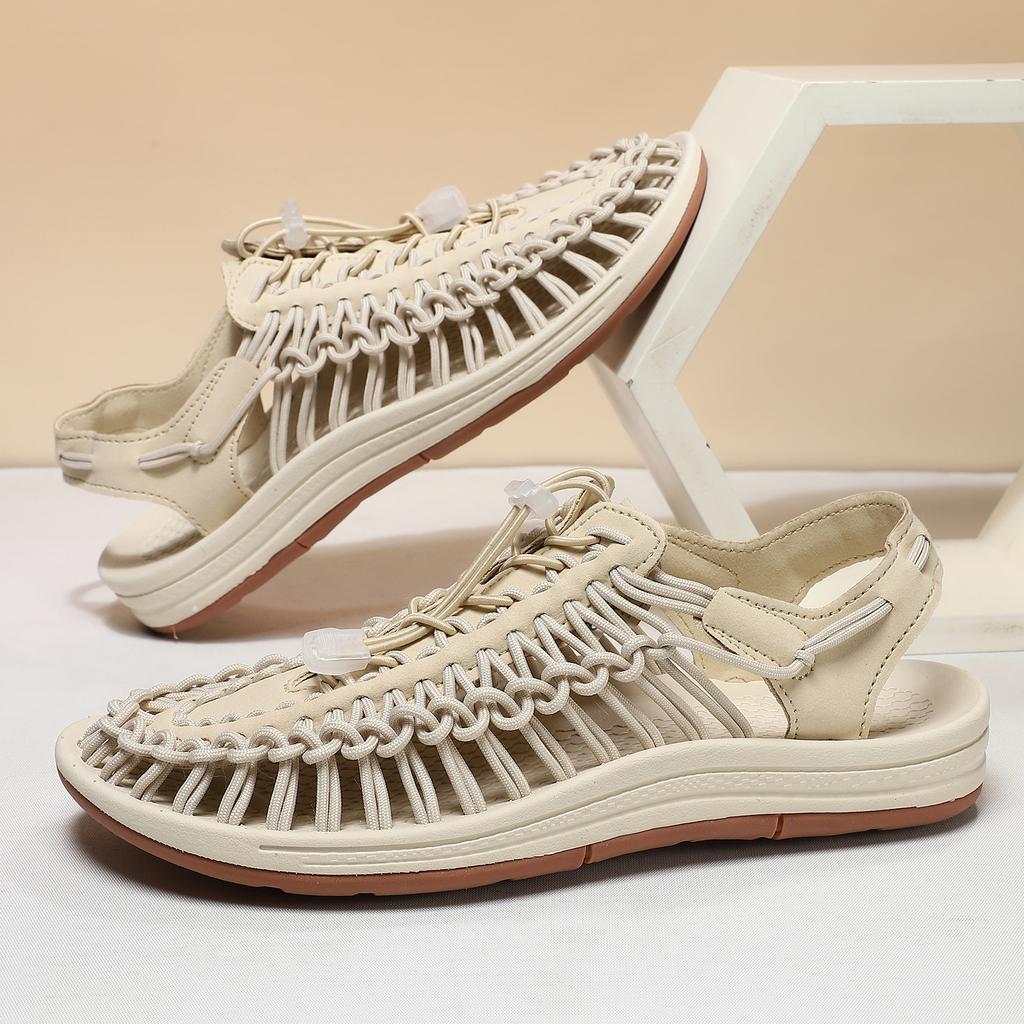 Popular Summer Woven Men's and Women's Sandals Men's and Women's Beach Shoes Creek Shoes Large Size Outdoor Casual Shoes