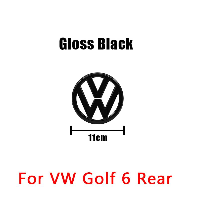 Hub Caps 1Pcs 135mm 110mm VW Golf 6 MK6 For Volkswagen Golf6 2009-2012 Car Rear Trunk Lid Front Grill Emblem Trunk Auto Badge Ac