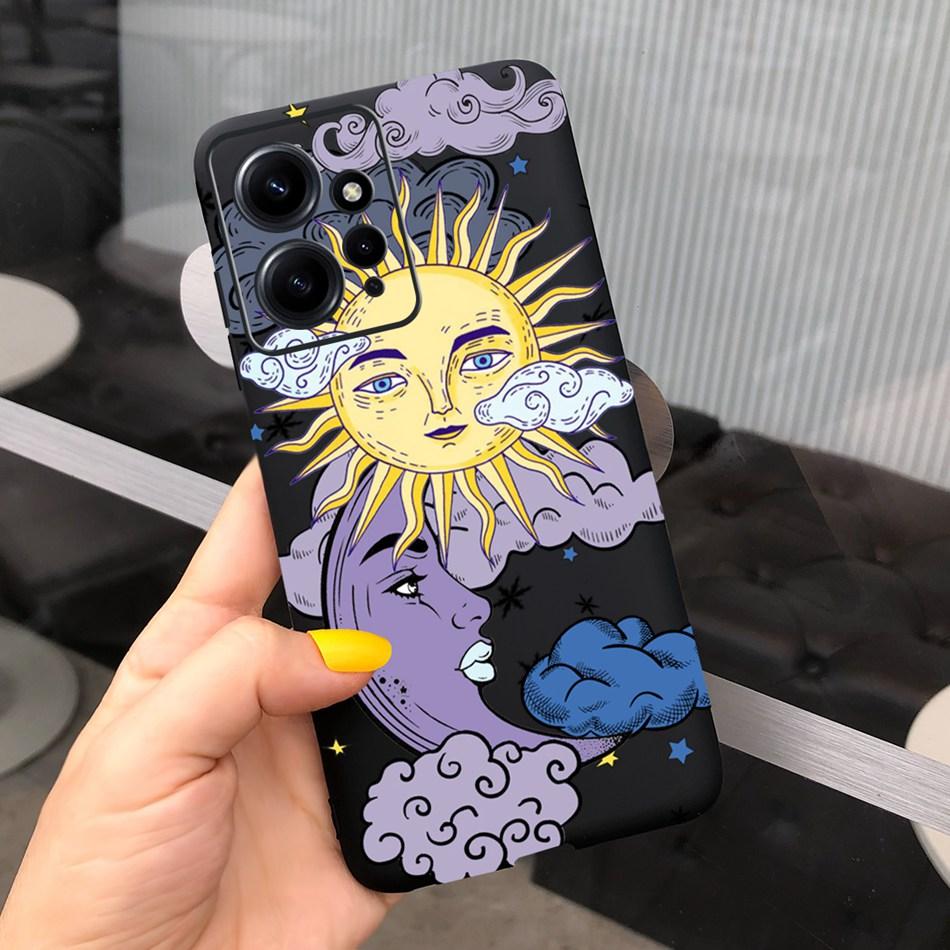 Чехол для Xiaomi Redmi Note 12 4G Note12 Pro Global Милый Подсолнух Конфетный Цвет Мягкий Силиконовый Чехол для Redmi Note 12 Pro 12Pro 5G