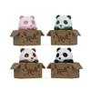 Animal Panda Pvc Figurine Set With Cardboard Box Style For Kids And Collectors