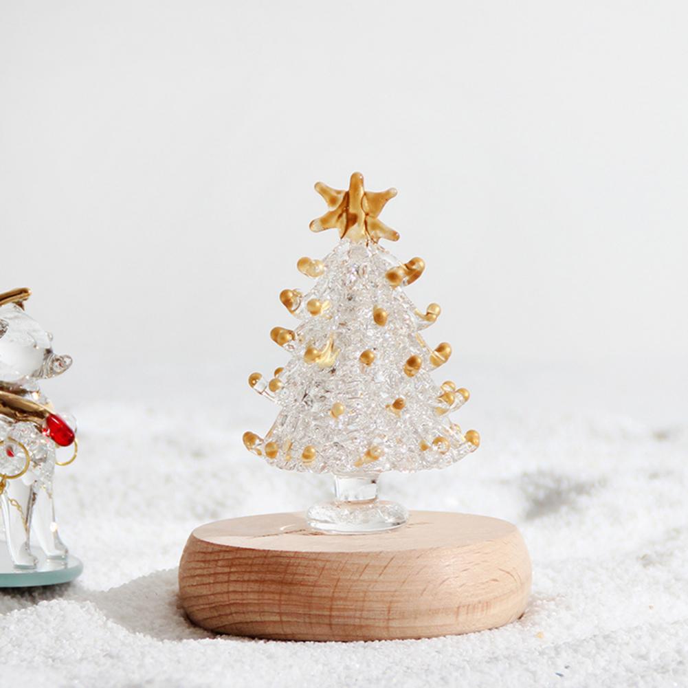 Стеклянные елочные украшения Стеклянные украшения в виде звезд Праздничные стеклянные елочные фигурки для зимнего домашнего декора Ручной работы