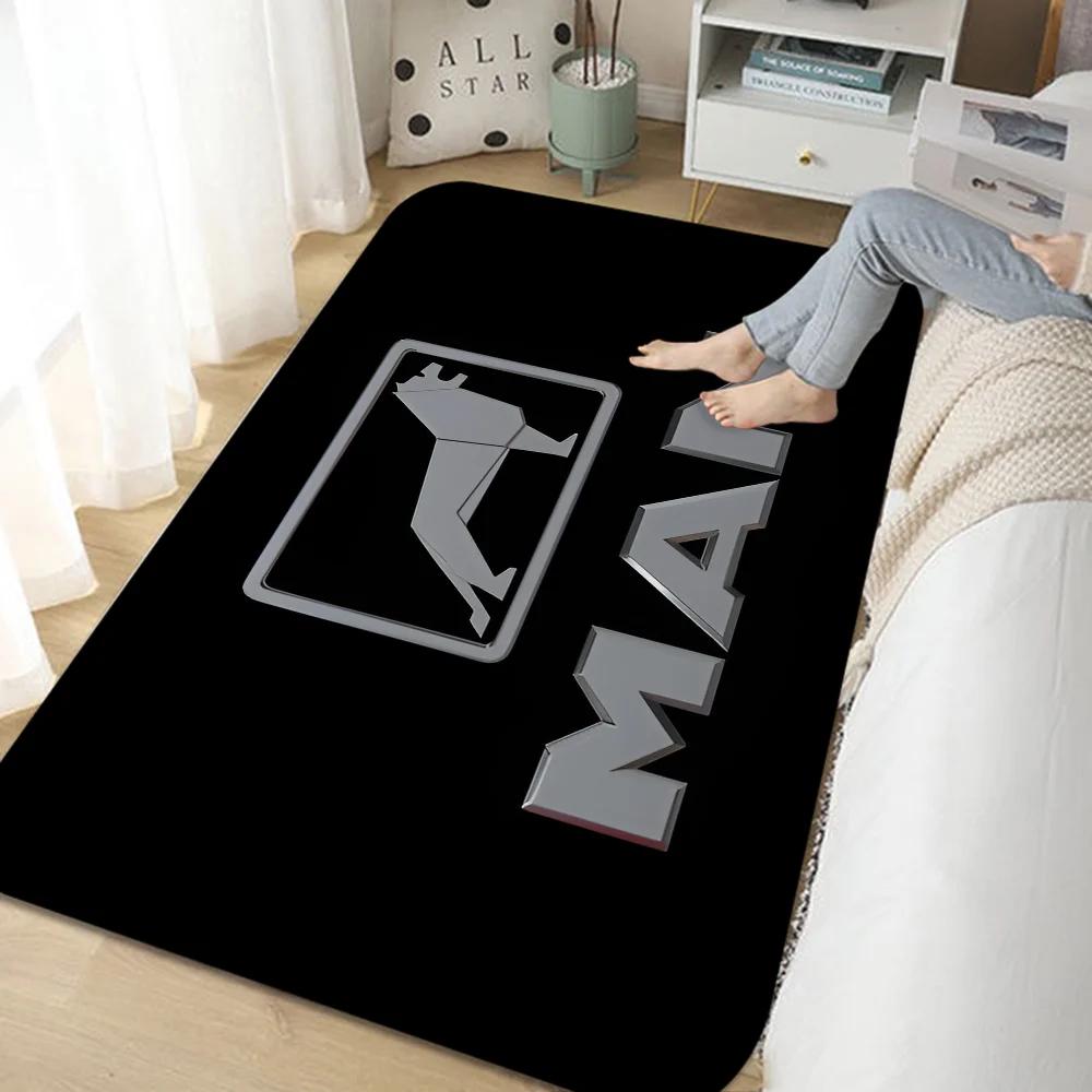Man Truck Logo Door Mat Nordic Style Bedroom Living Room Doormat Home Balcony Anti-Slip Alfombra