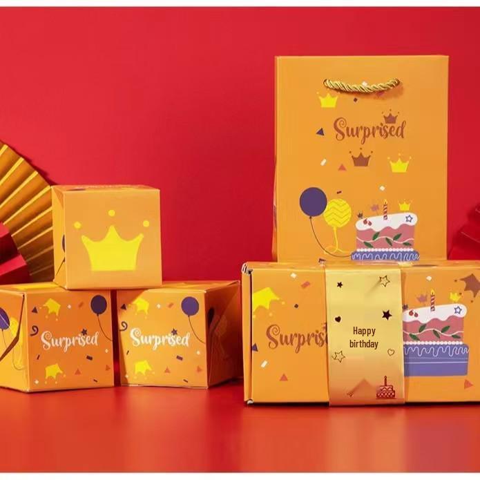 Douyin Surprise Jumping Box: Креативный романтический подарок на День святого Валентина и день рождения в красном конверте.